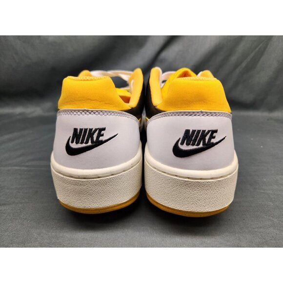 Nike Men's Full Force Low Sneakers Leather White Gold Black Size 8.5 NEW IN BOX - Picture 8 of 12